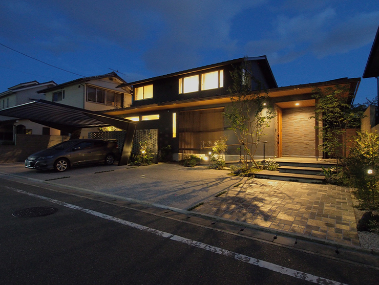 雄大なオープンスタイル 和風モダン