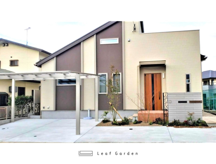 緑の欄間がステキ！美しいエクステリア