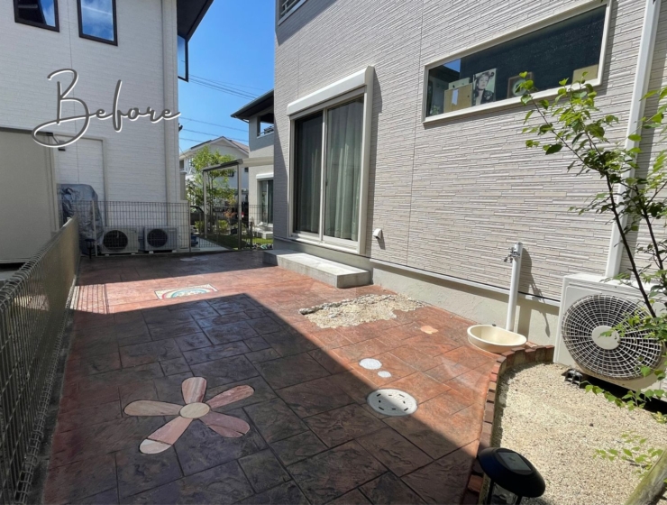 心地良いお庭　before→after