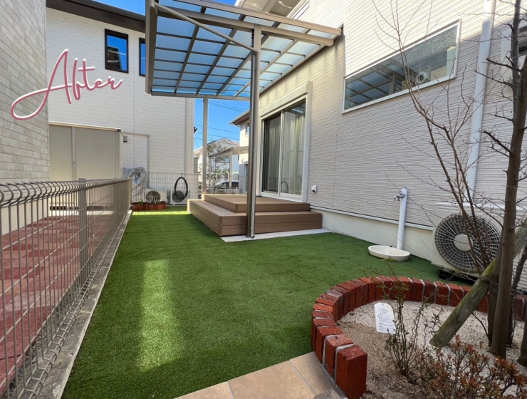 心地良いお庭　before→after