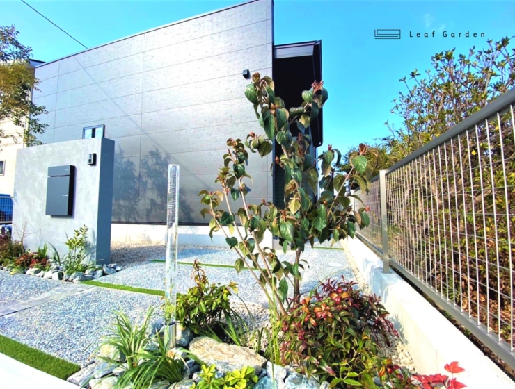 調和のとれたオープン外構