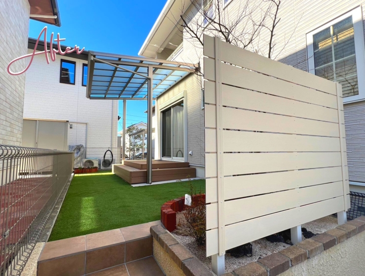 心地良いお庭　before→after