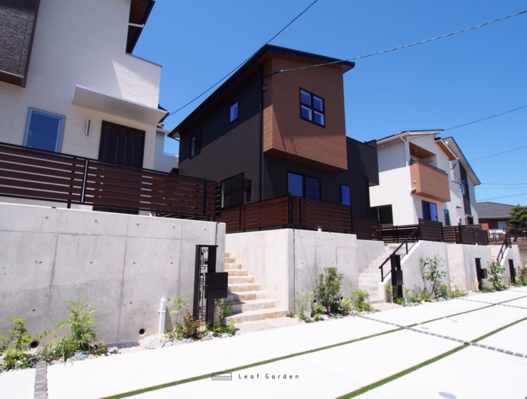 分譲住宅のエクステリア