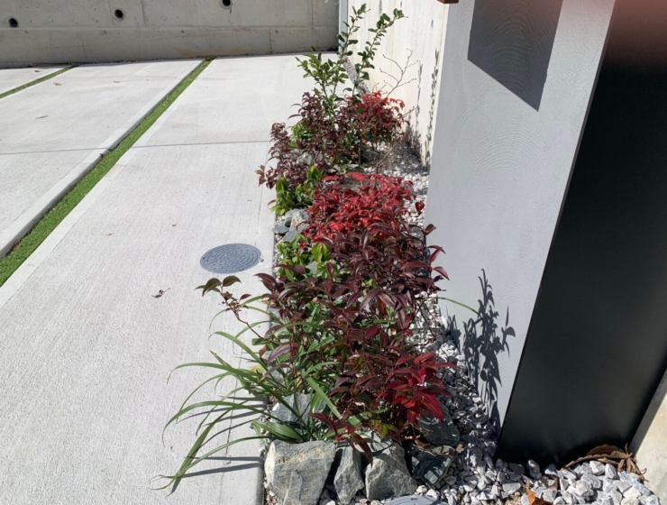 gray　or　white　モダンエクステリア