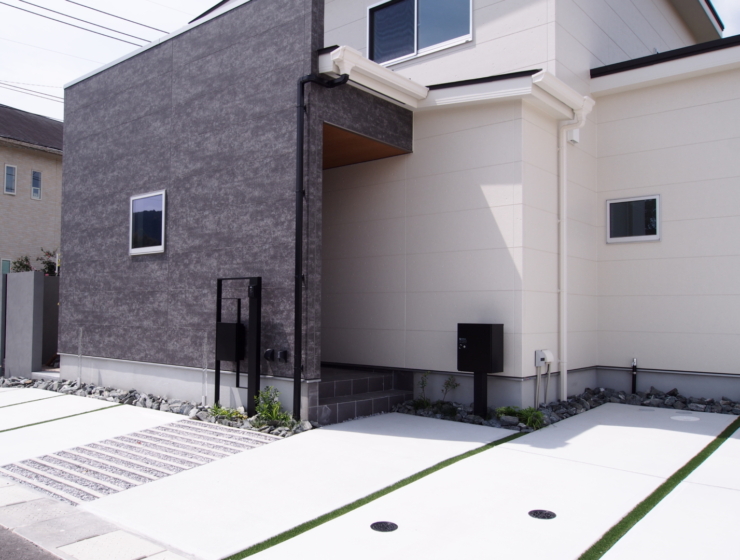 スマート機能と素材の融合で魅せるエクステリア